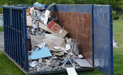 Cleared living space after property clearance in Balham