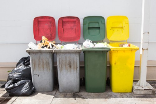 Garden waste and bulky items collected during rubbish removal in Balham