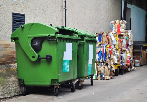 Balham property waste collection with recyclable materials sorted