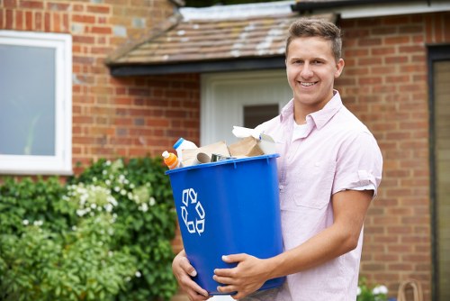 Recycling and removal of bulky items during a Balham flat clearance