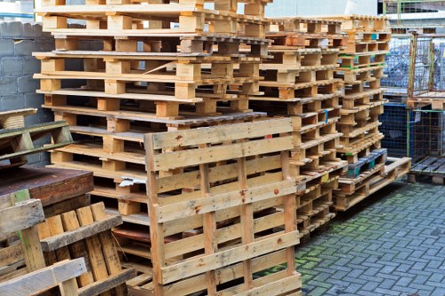 Protected rubbish removal payment area with secure checkout interface