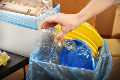 Professional team clearing a cluttered loft in Balham
